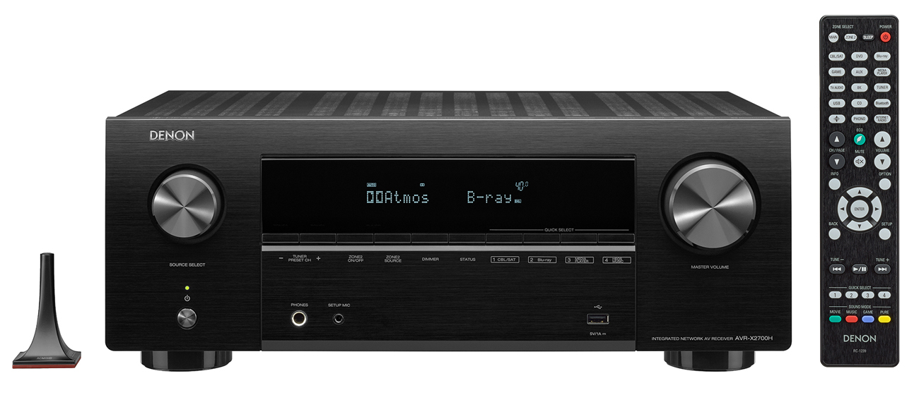 Amplituner Denon AVR-X2700H czarny
