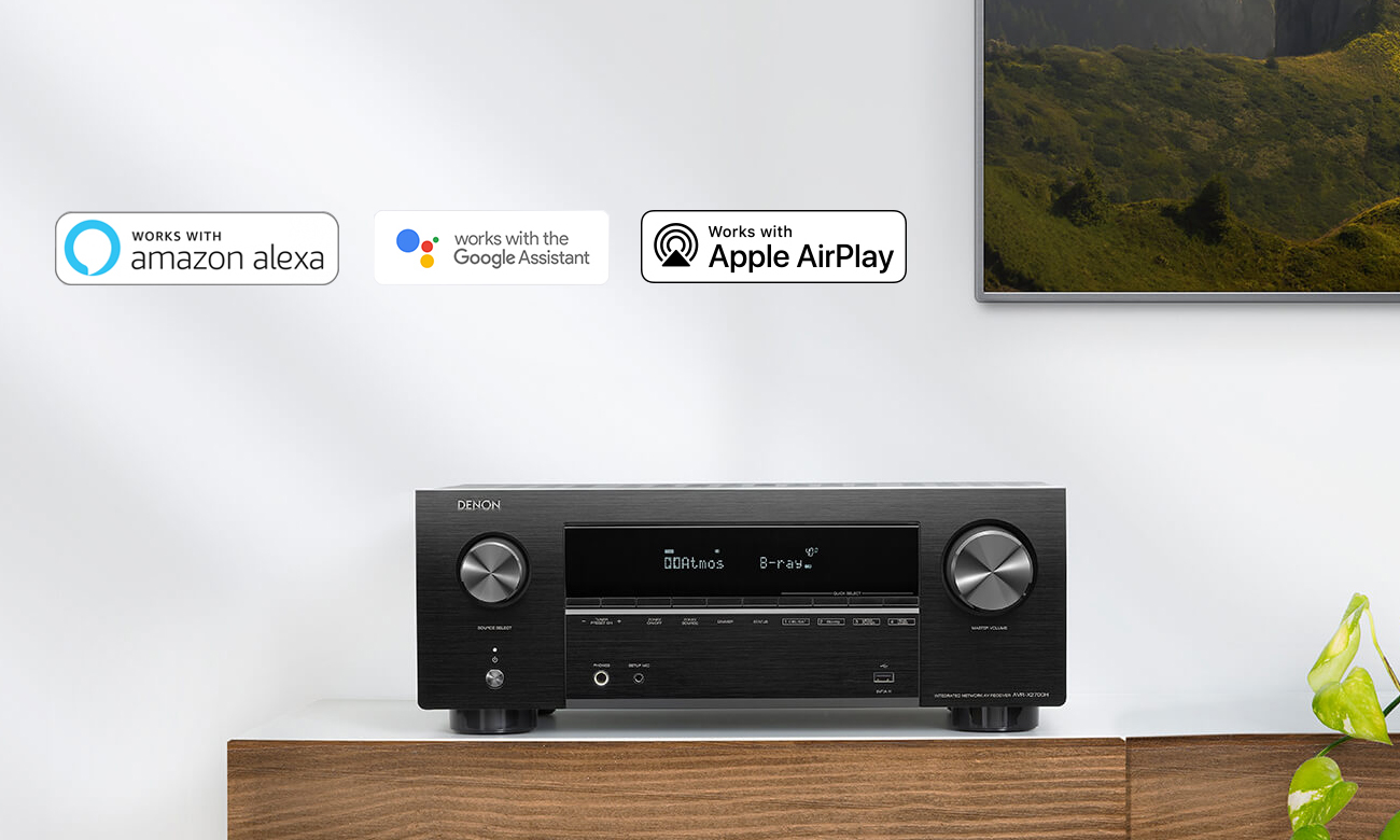 Sterowanie głosowe w amplitunerze Denon AVR-X2700H