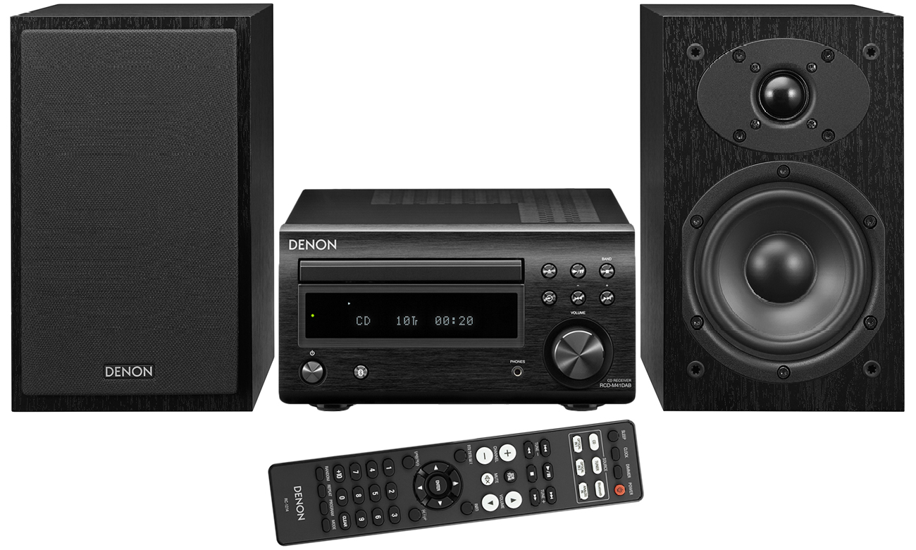 System audio Denon D-M41 z Bluetooth i CD