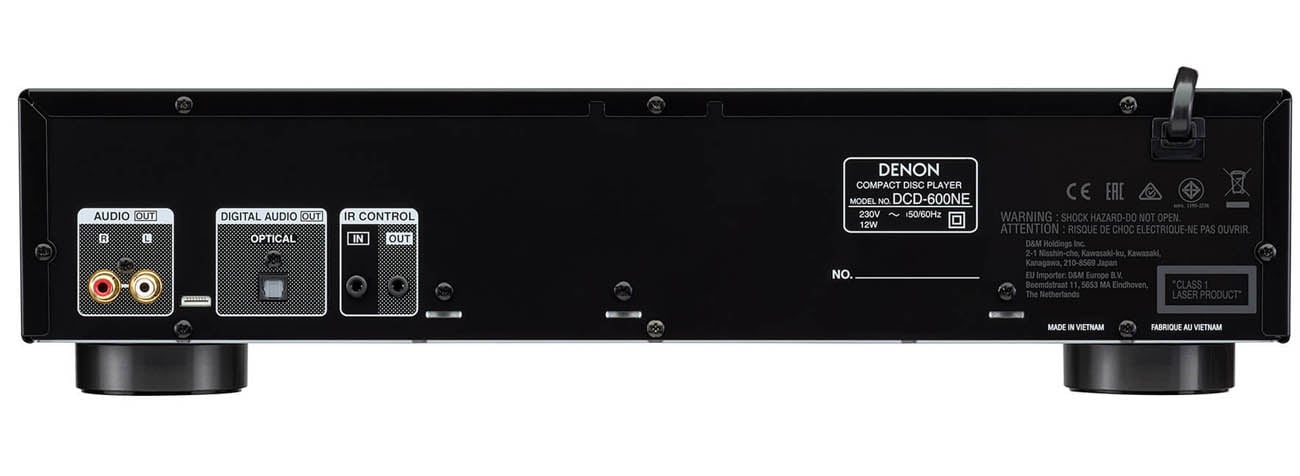 Kontrukcja odtwarzacza Denon DCD-600NE odporna na wibracje