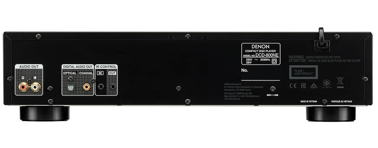 Kontrukcja odtwarzacza Denon DCD-800NE odporna na wibracje