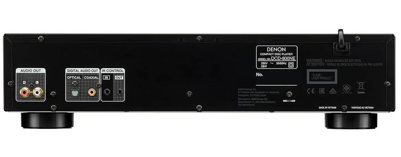 Kontrukcja odtwarzacza Denon DCD-800NE odporna na wibracje