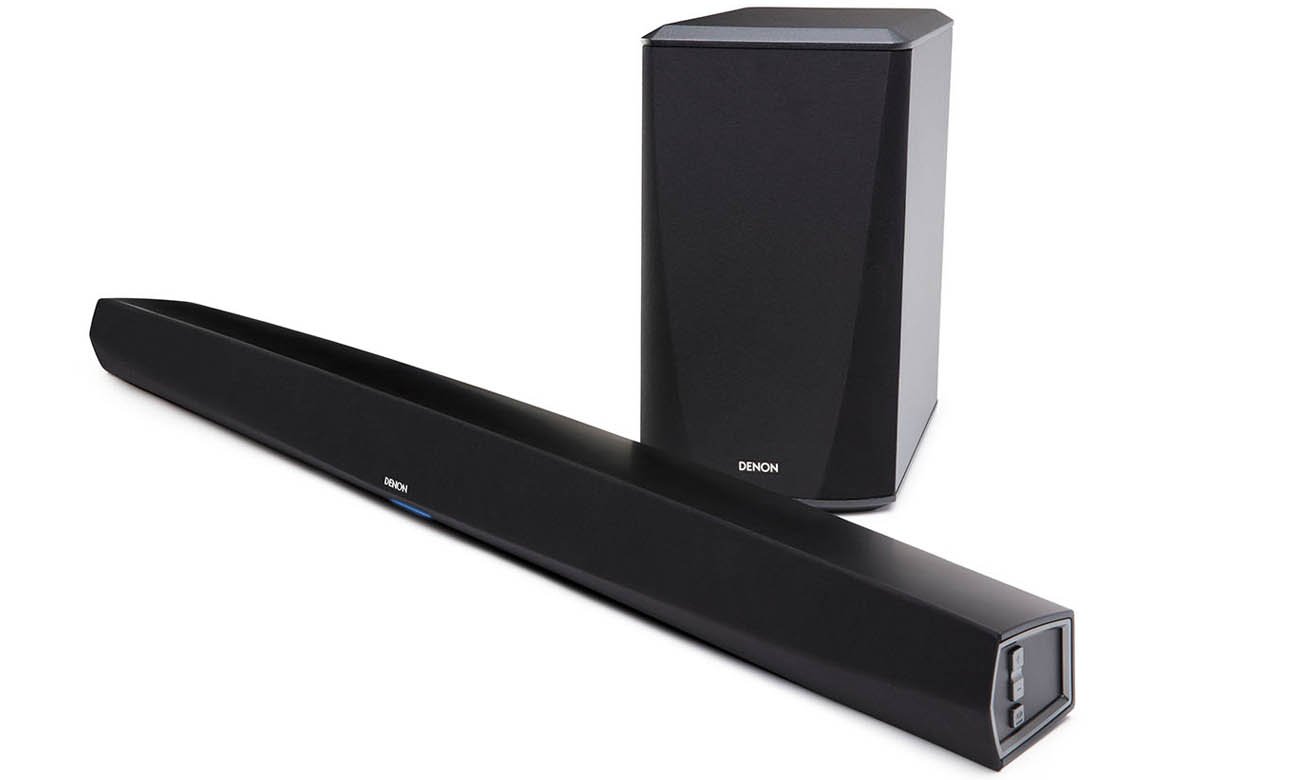 Soundbar Denon DHT-S516H wspólpracuje z asystentami głosowymi Alexa, Siri, Google