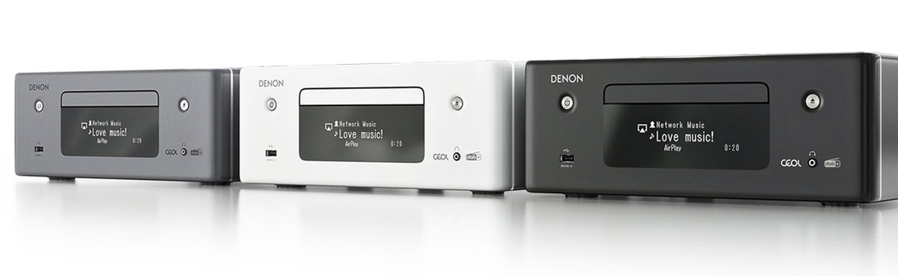 Łatwa w obsłudze i elegancka Amplituner Denon RCDN-11 DAB