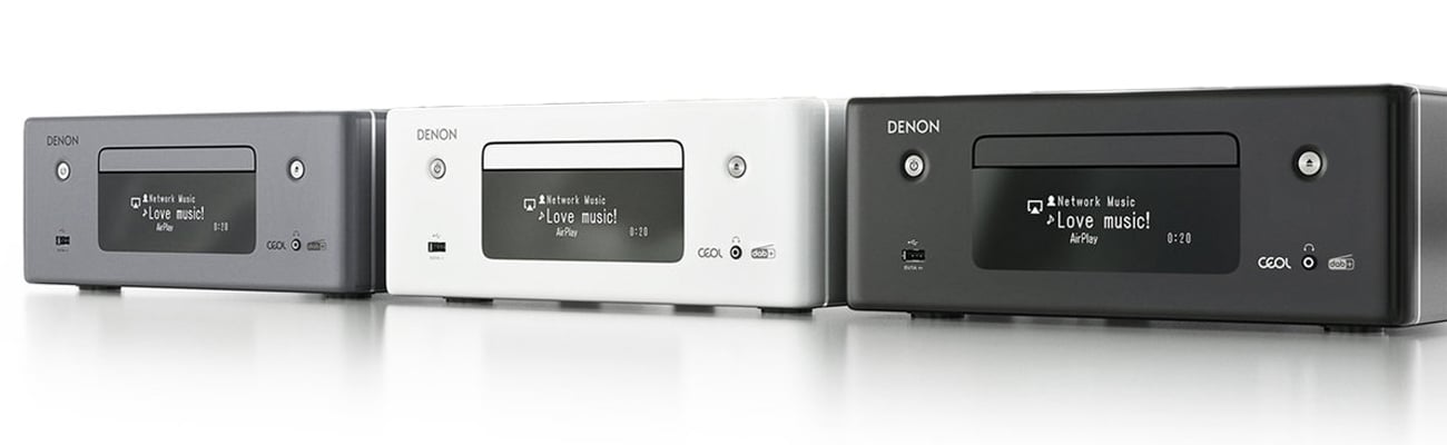 Łatwa w obsłudze i elegancka Amplituner Denon RCDN-11 DAB