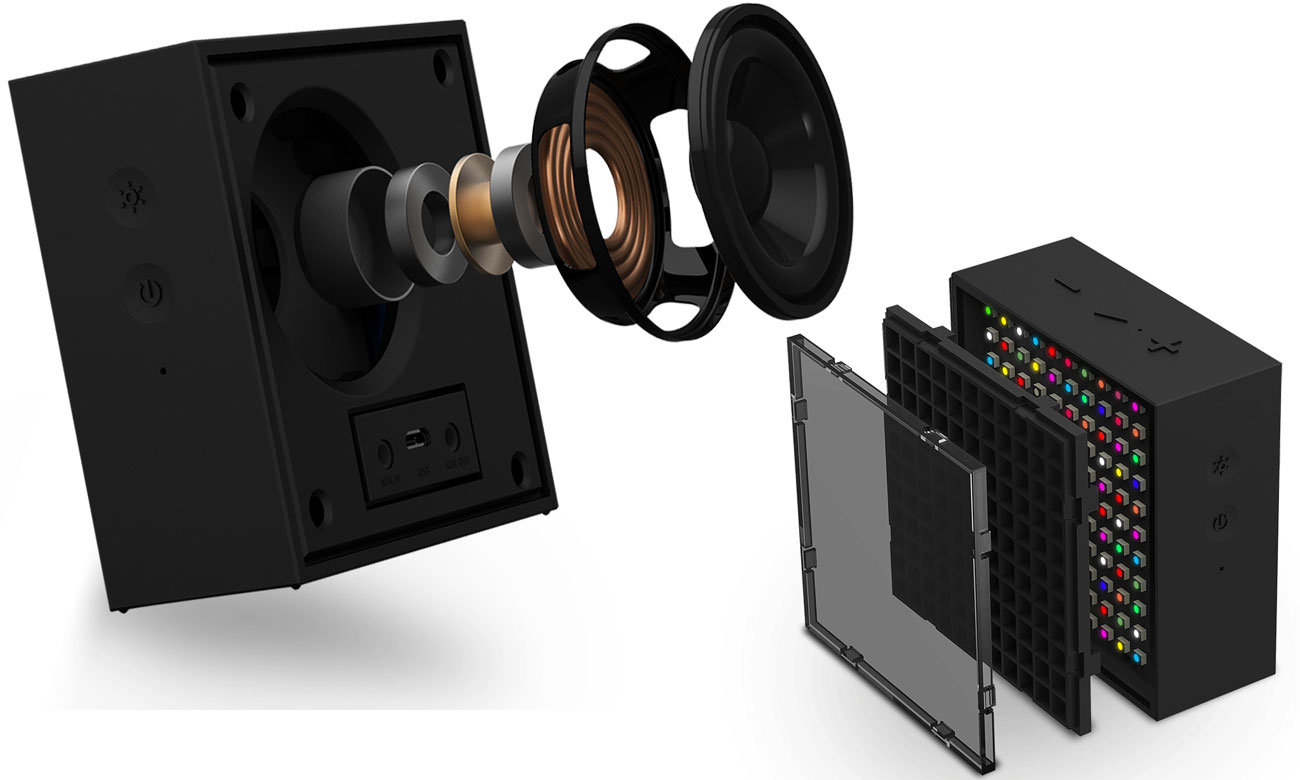 Głośnik bezprzewodowy TimeBox Mini Divoom z panelem LED