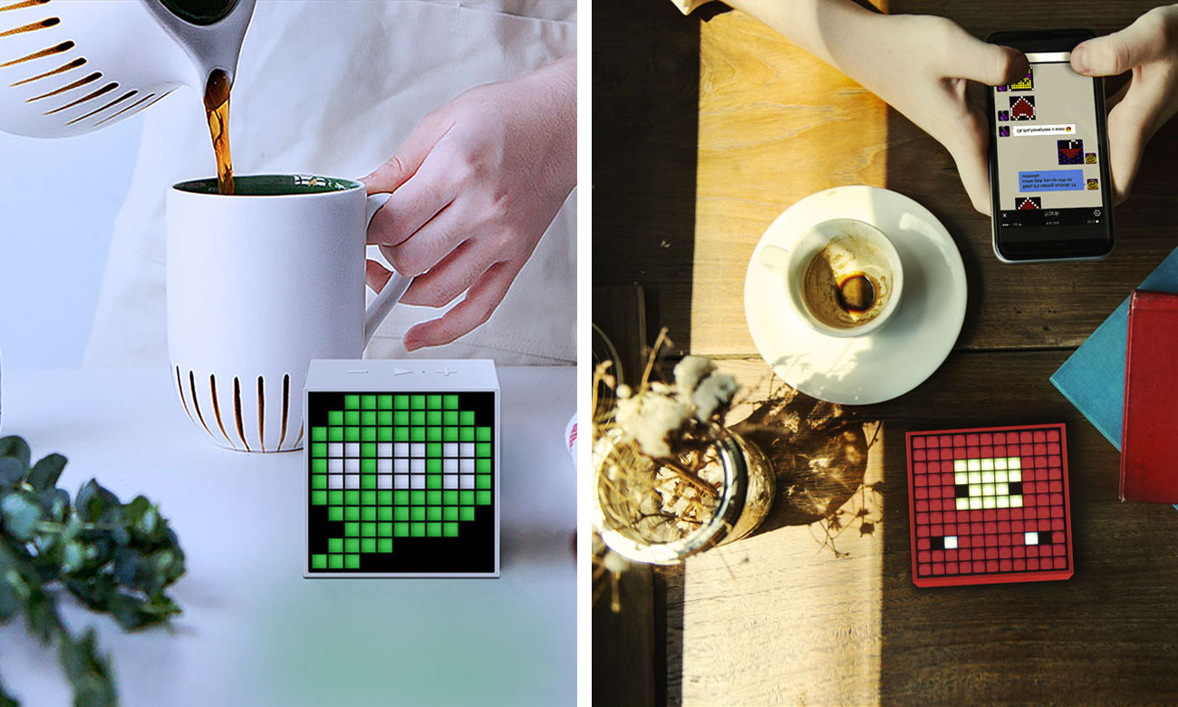 Czat graficzny prze TimeBox Mini Divoom