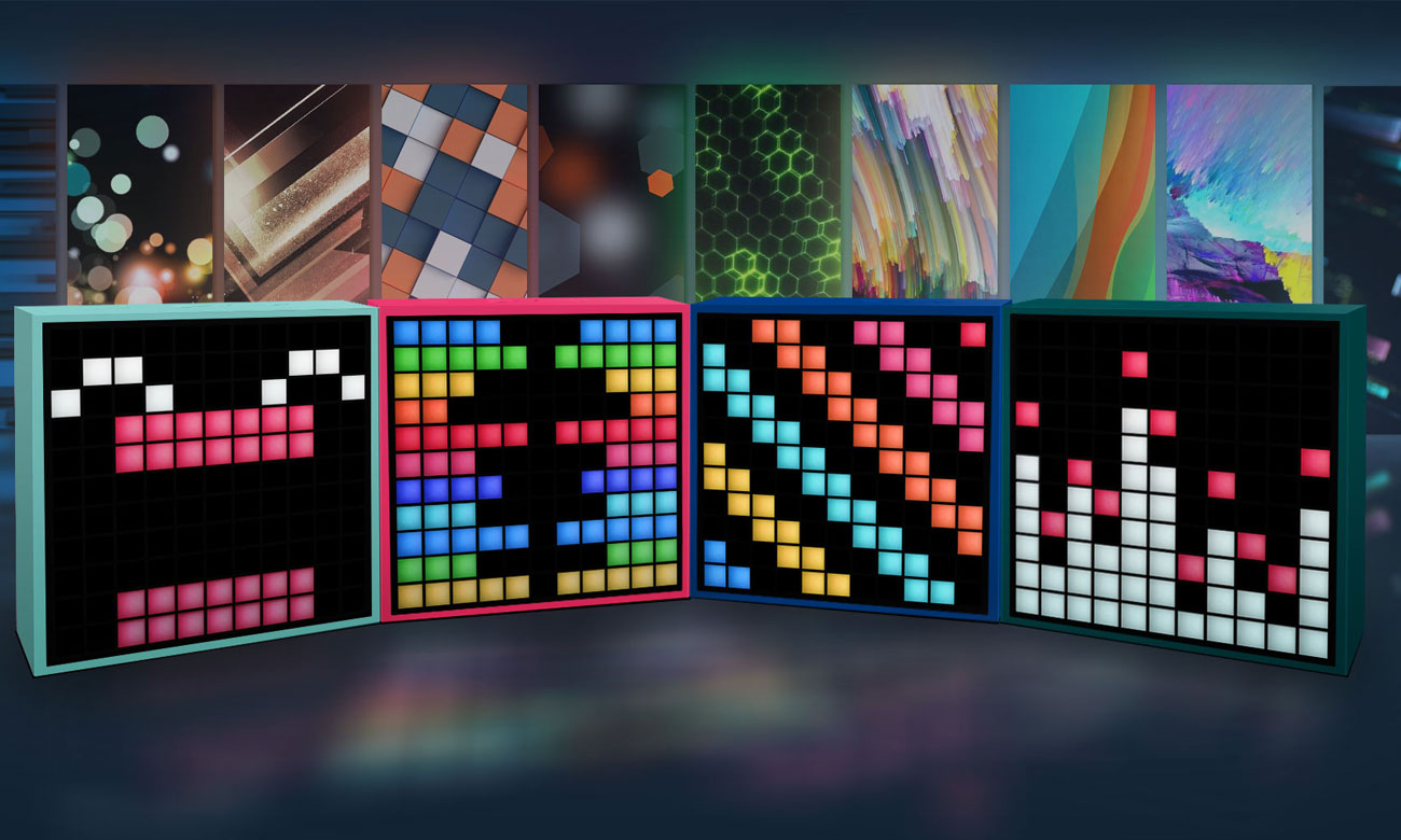 Divoom TimeBox Mini z efektami świetlnymi