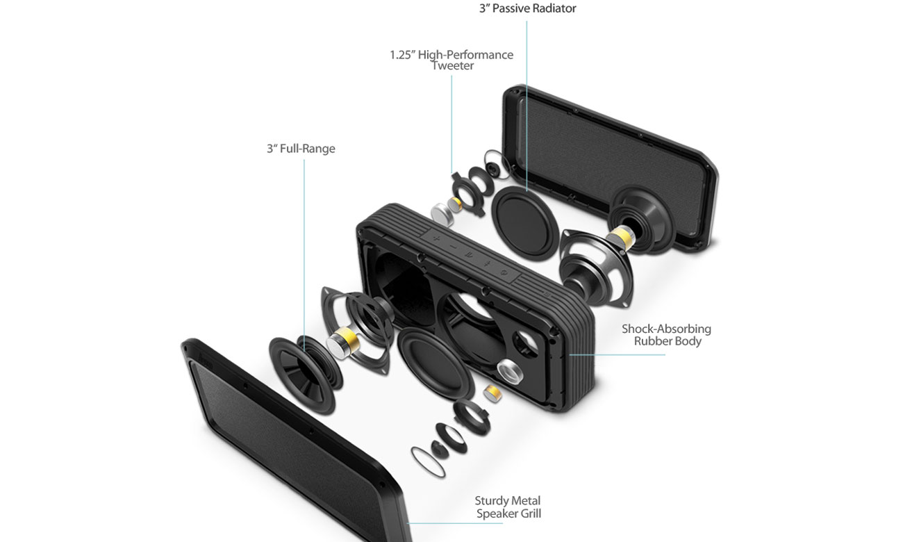 Głośnik Bluetooth Divoom VoomBox Party VBP2NDGENSLV