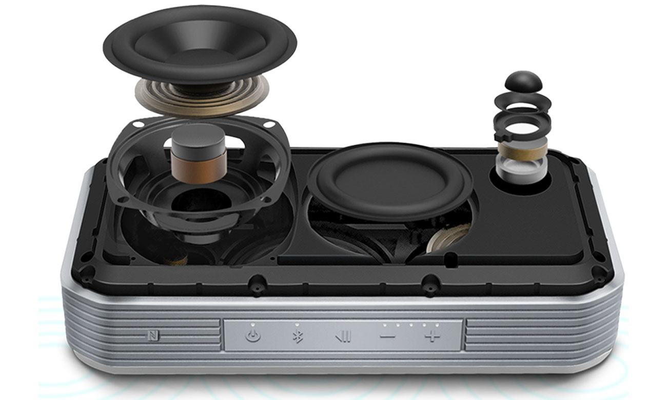 Głośniki w urządzeniu VoomBox Party Divoom