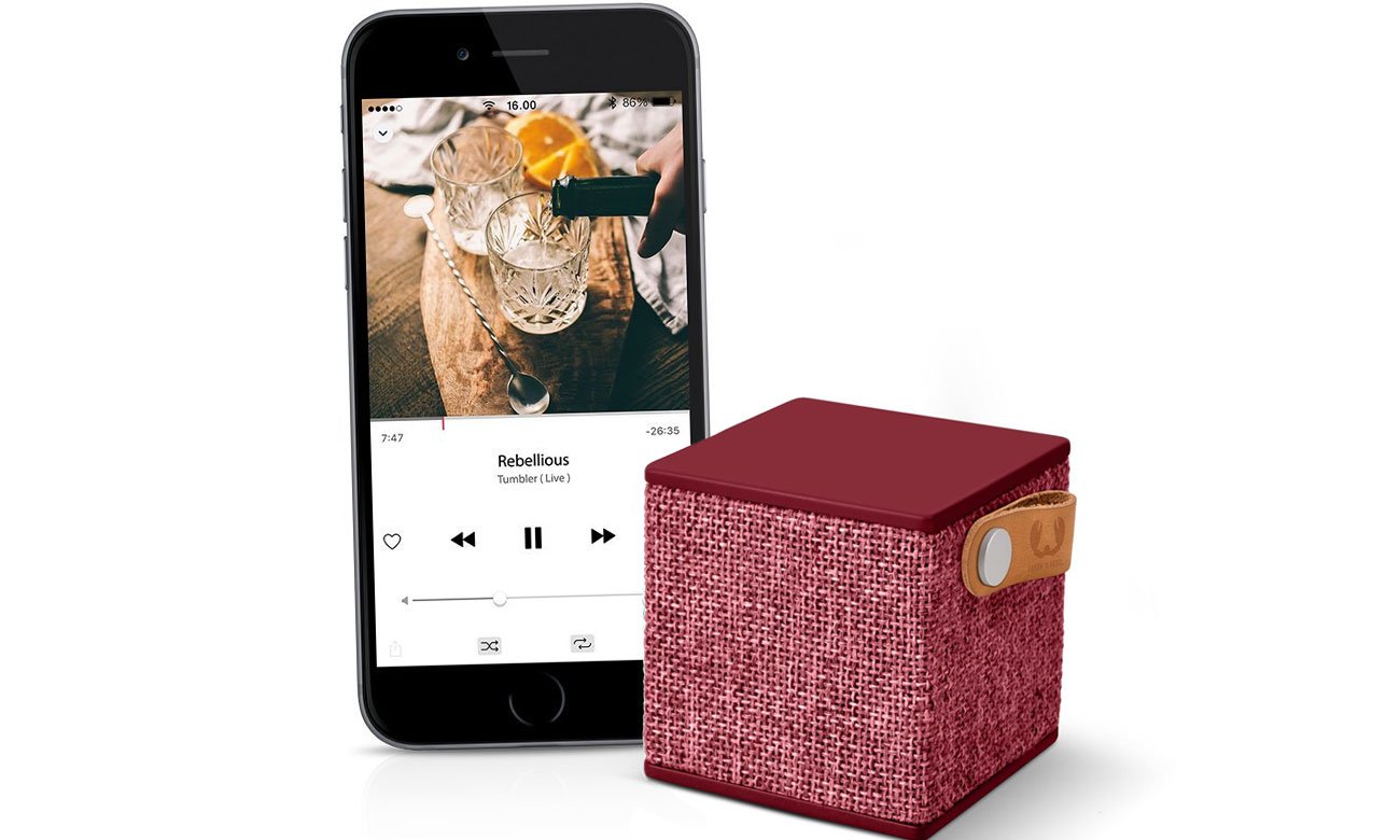 Głośnik Bluetooth Fresh N Rebel Ruby 1RB1000RU czerwony