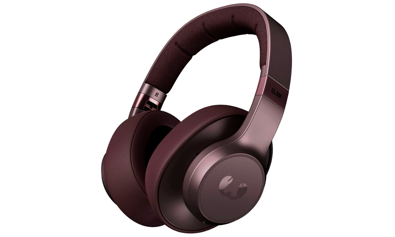 Słuchawki wokółuszne Fresh 'N Rebel Clam Deep Mauve