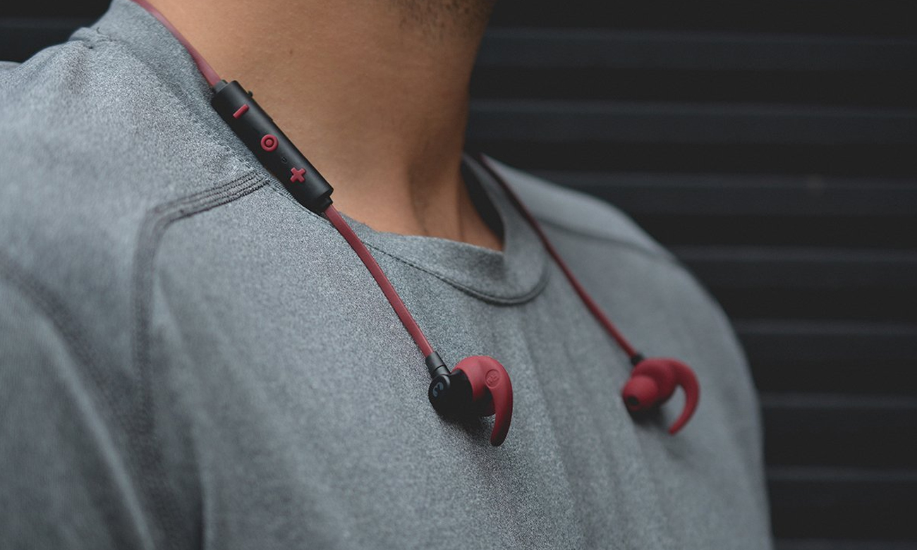 Słuchawki bezprzewodowe Fresh 'n Rebel Lace Sports czerwony