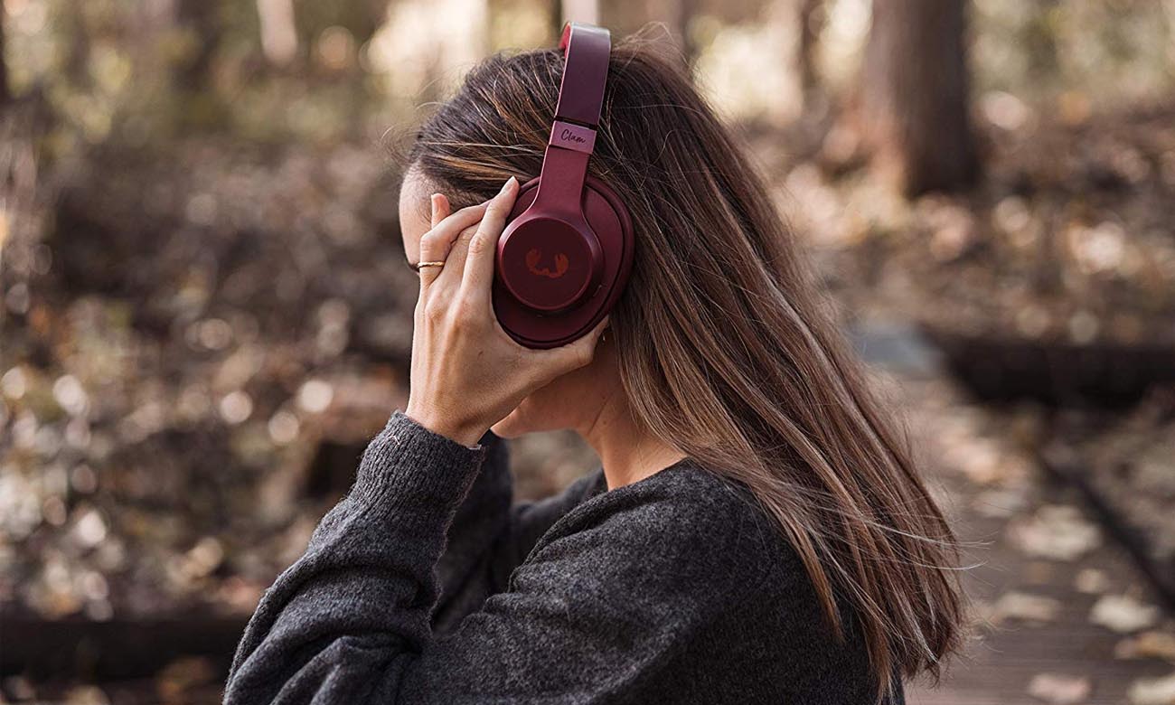 Słuchawki wokółuszne Fresh N Rebel Clam ANC Ruby Red