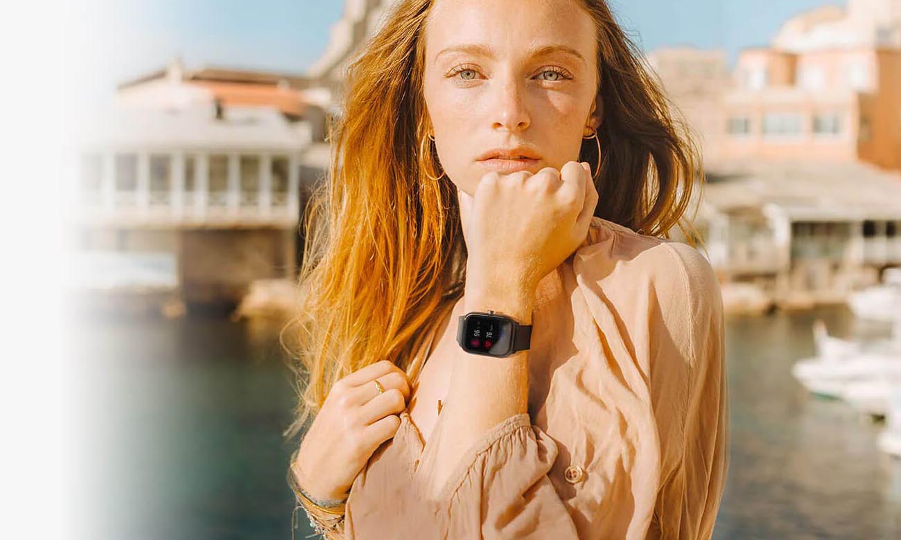 Smartwatch z monitoringiem tętna i snu Haylou GST Czarny