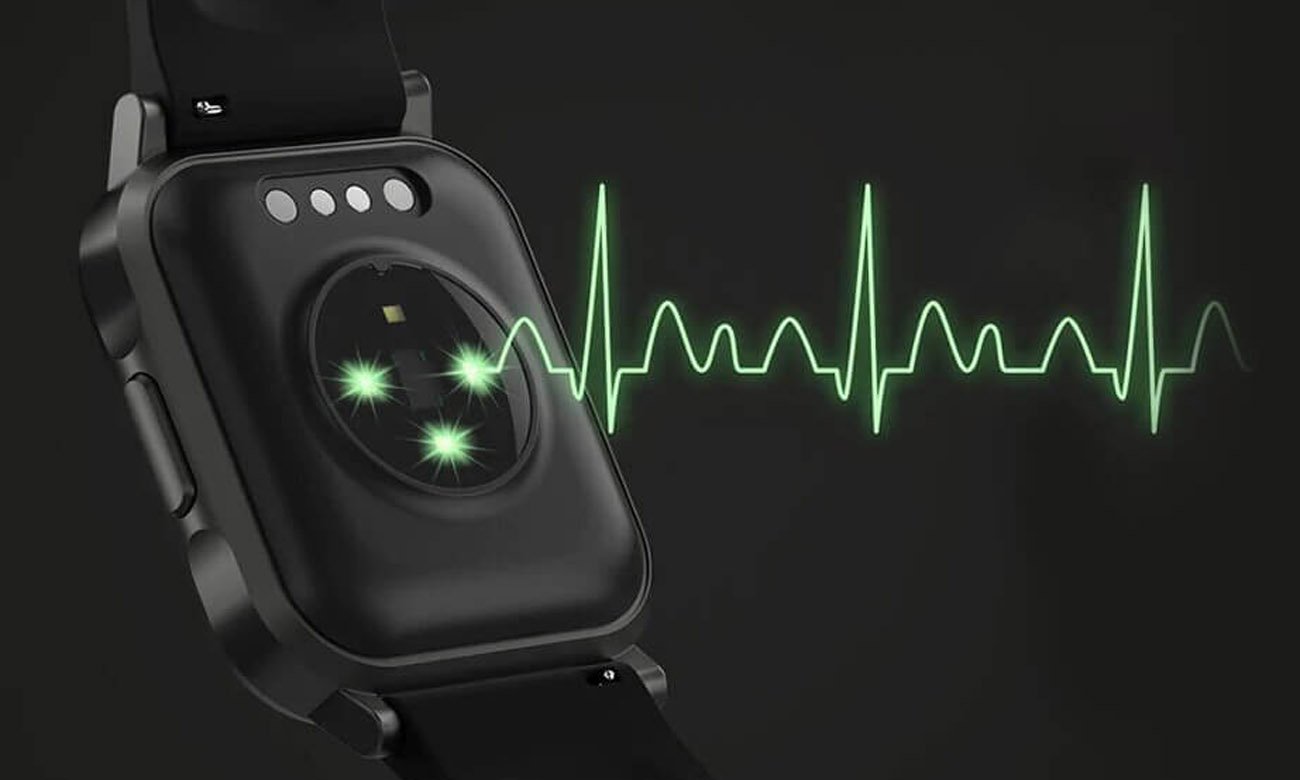 Smartwatch z monitoringiem tętna i snu Haylou LS02 Czarny
