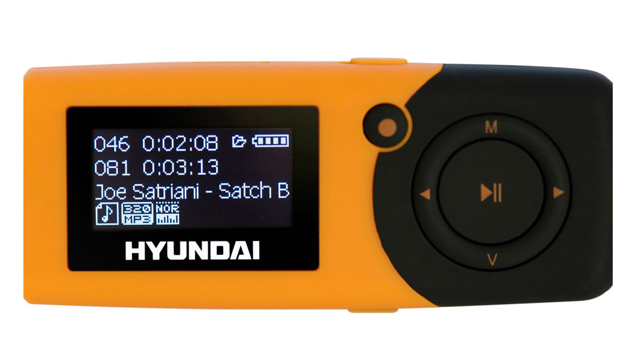 Odtwarzacz mp3 Hyundai MP366 8GB radio FM pomarańczowy