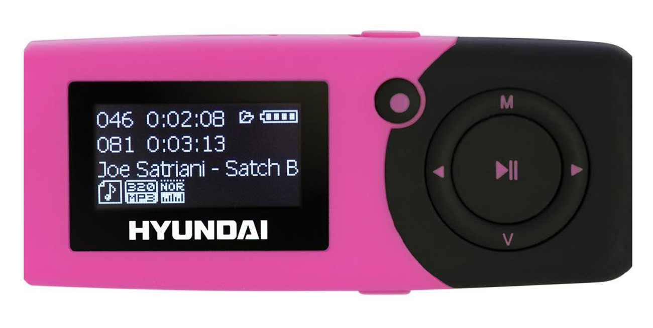 Radioodtwarzacz Hyundai MP366 4GB radio FM różowy