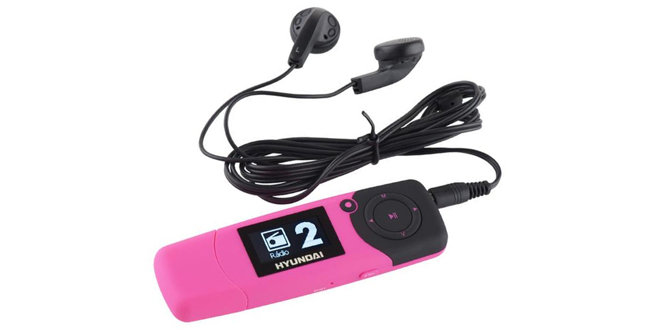 Radioodtwarzacz Hyundai MP366 4GB radio FM różowy