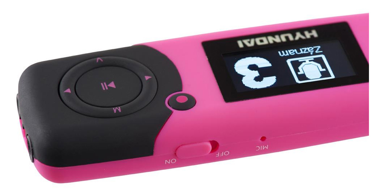 Radioodtwarzacz Hyundai MP366 4GB radio FM różowy