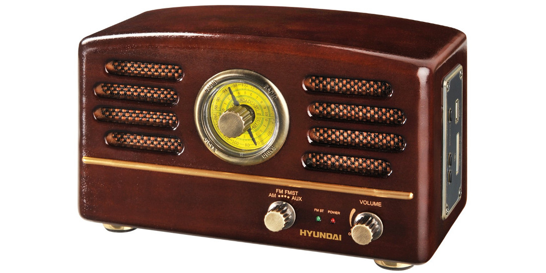Hyundai Radio retro RA202T wiśniowe Radioodtwarzacze