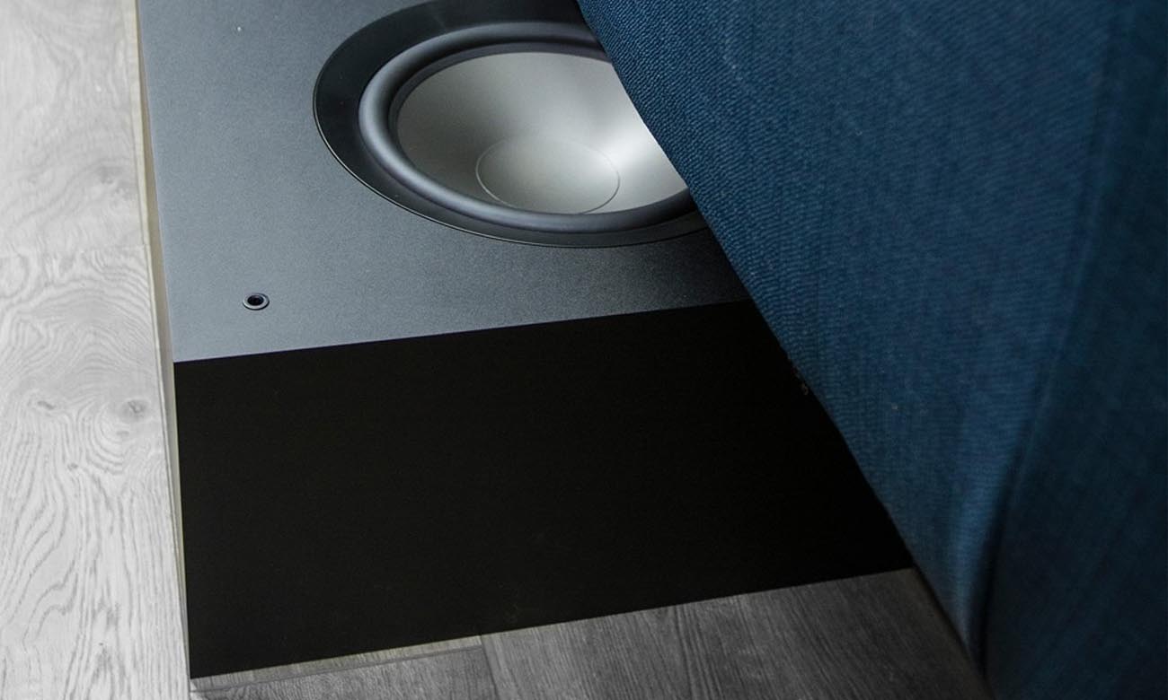 Smukła obudowa subwoofera Jamo S810 White