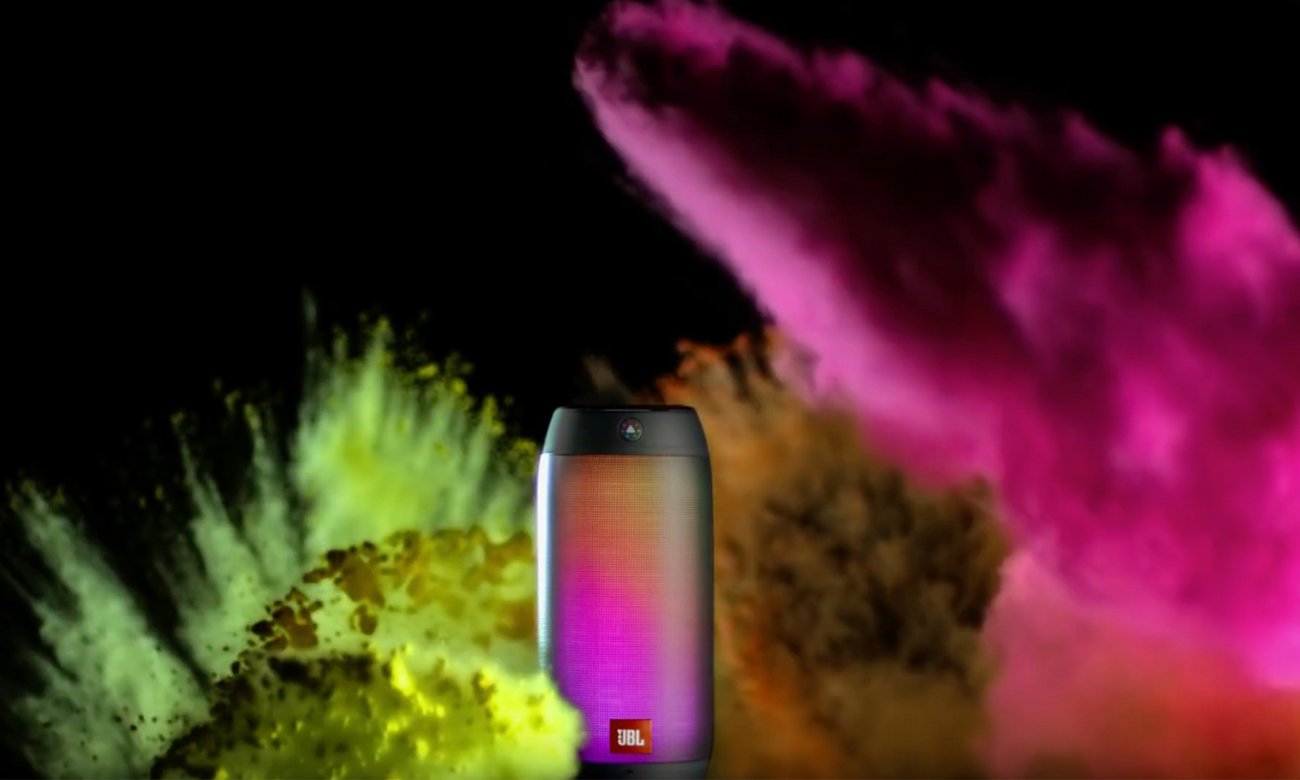 Kolorowe podświetlenie w głośniku bezprzewodowym JBL PULSE 2