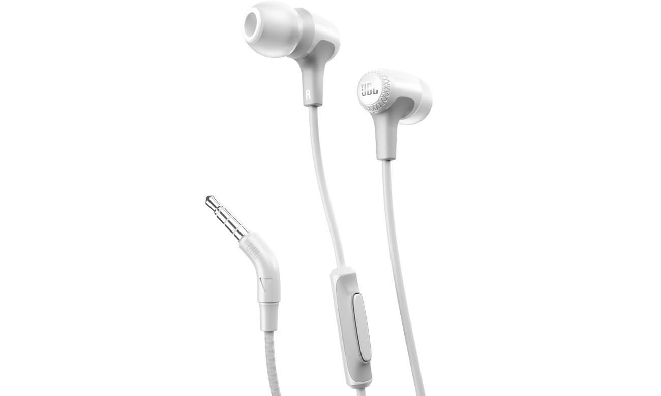 Słuchawki przewodowe JBL E15WHT białe