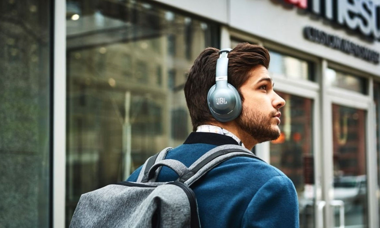 Słuchawki Bluetooth z wytrzymałą baterią JBL EVEREST 750NC BT