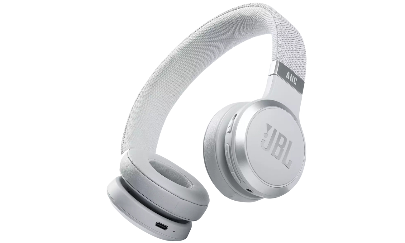 Słuchawki bezprzewodowe JBL Live 460 NC białe