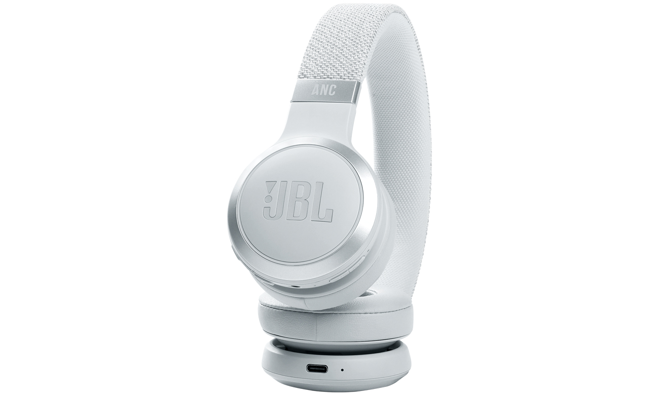 Słuchawki bezprzewodowe JBL Live 460 NC białe