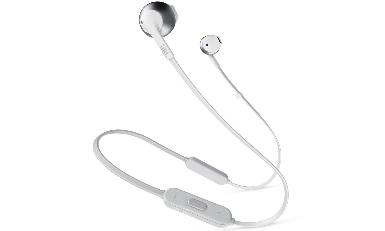 Słuchawki Bluetooth JBL T205BT srebrne