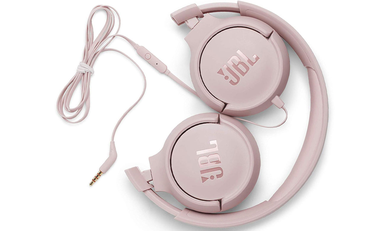 Słuchawki nauszne JBL T500 różowe