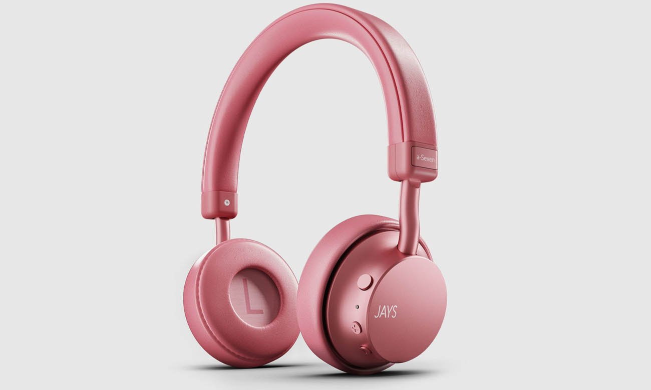 Słuchawki bezprzewodowe Jays a-Seven Wireless Różowe Pink