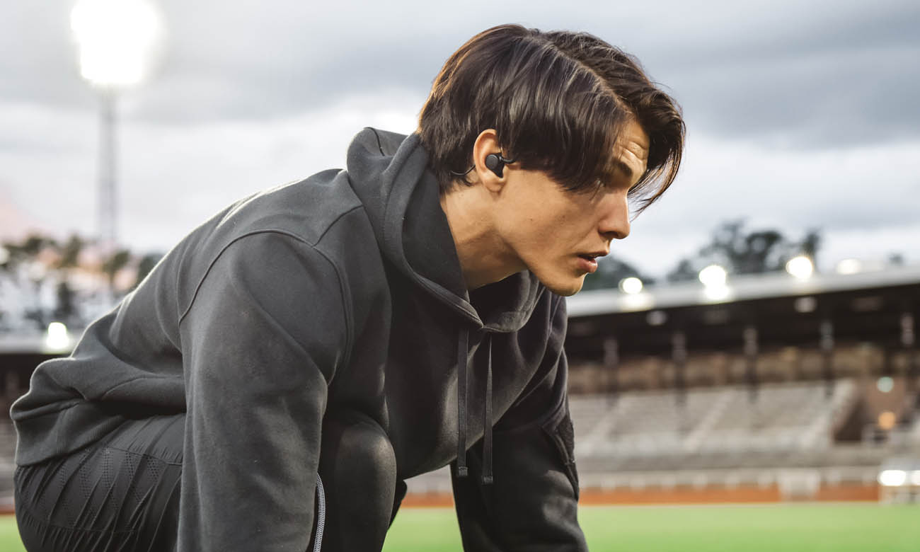 Słuchawki sportowe Jays m-Six Wireless Czarne
