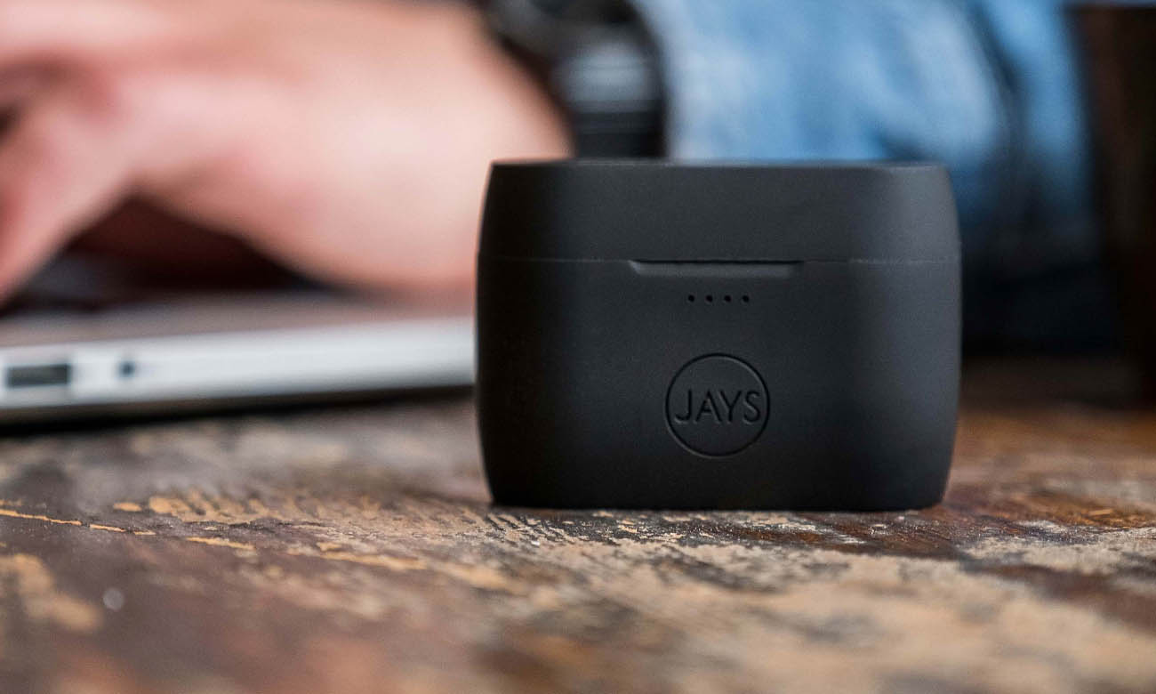 Słuchawki dokanałowe JAYS m-Five z Bluetooth 5.0 i wydajna baterią