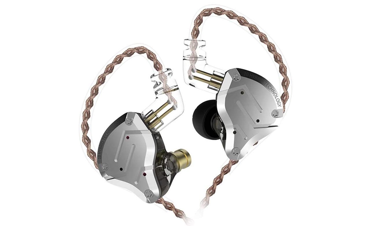 Słuchawki przewodowe KZ ZS10 Pro Czarne