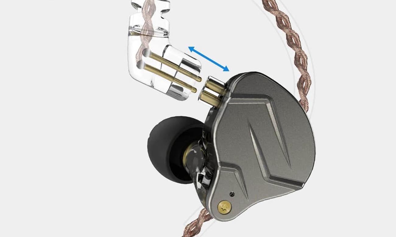 słuchawki z kablem Hi-fi KZ ZSN Pro