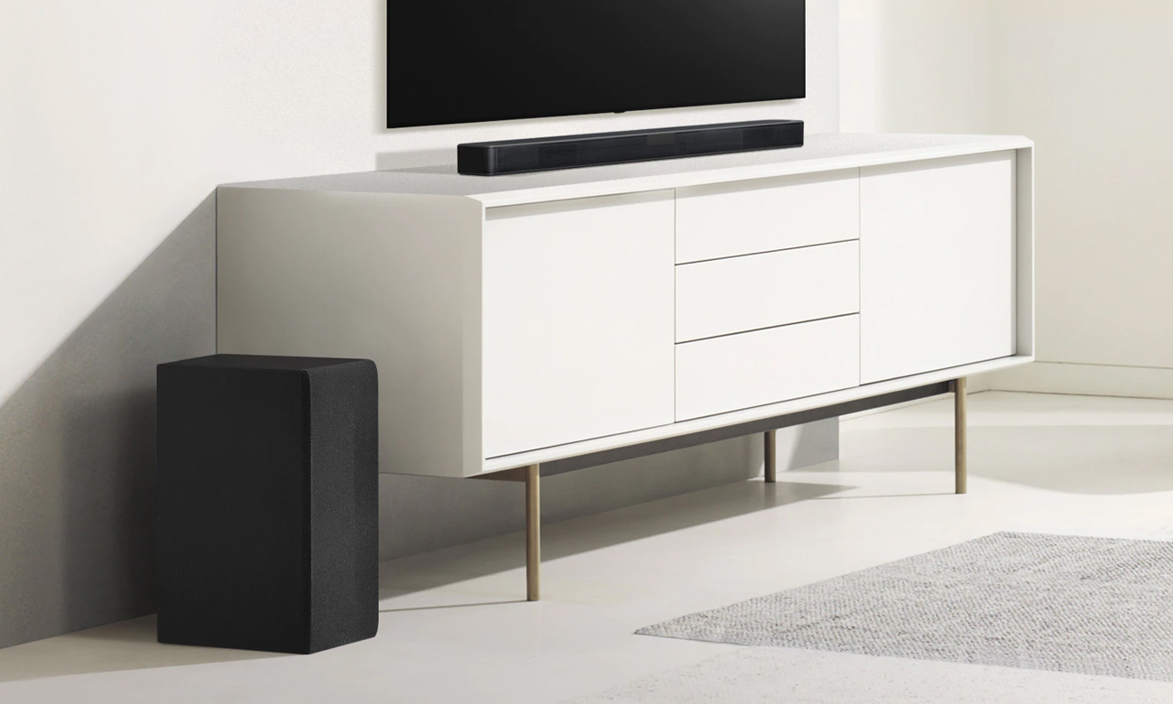 Subwoofer w zestawie z soundbarem LG SN4
