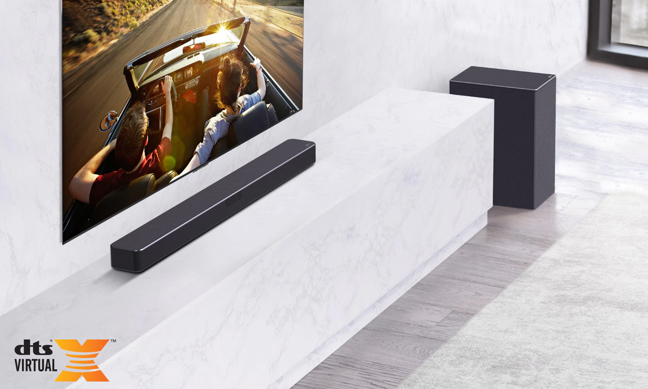 Dźwięk z technologią DTS Virtual:X LG SN5Y