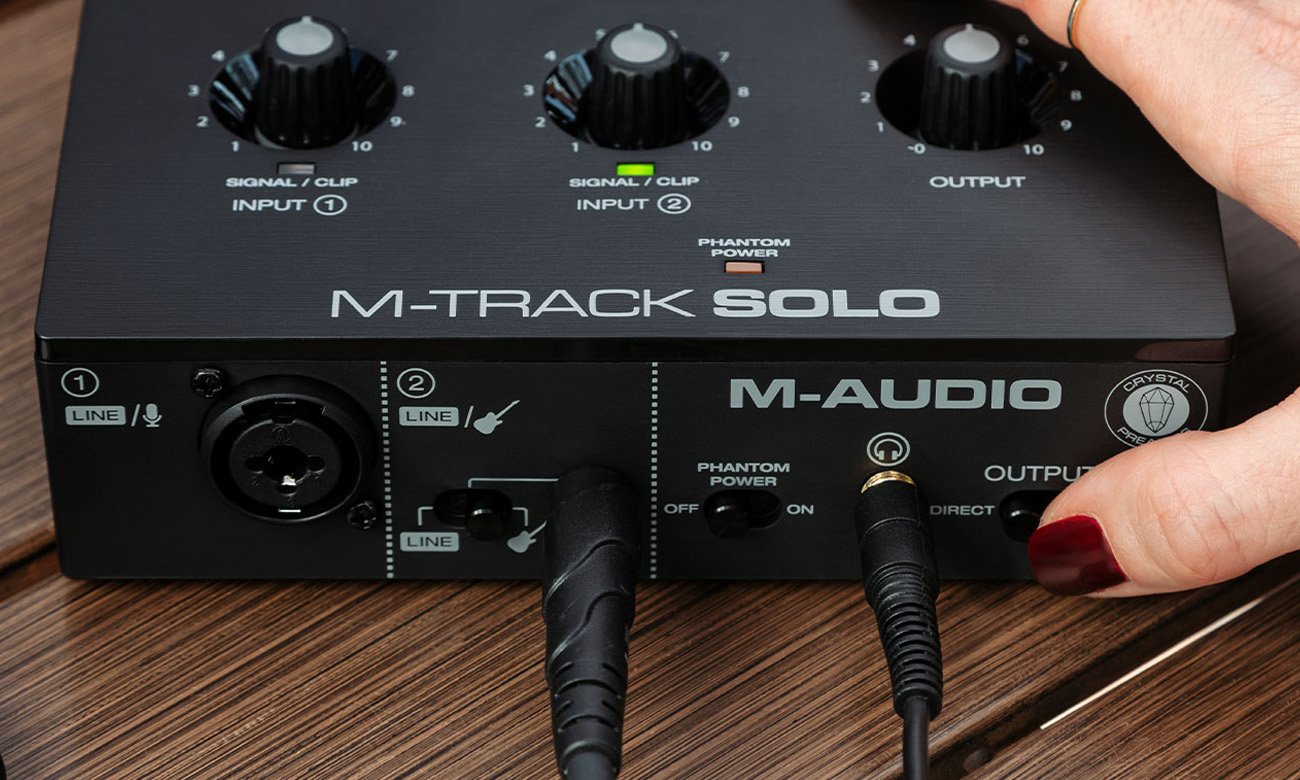 M-Audio M-Track SOLO brak opóźnień