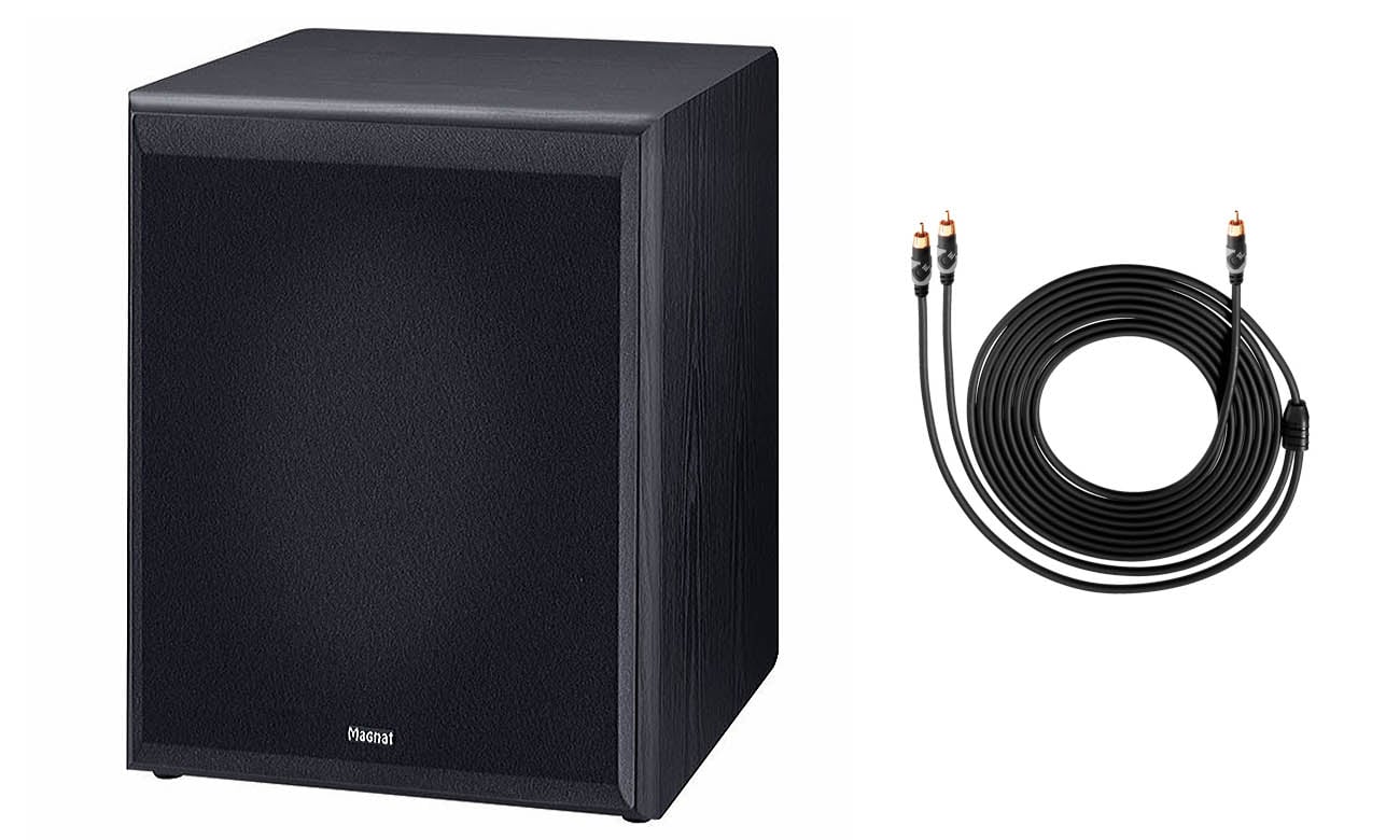 Magnat Monitor Supreme Sub 302A black + kabel Oehlbach Subwoofery