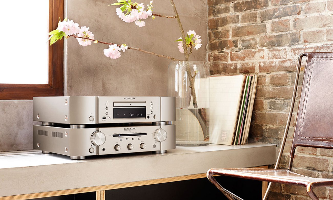 Nowej generacji wzmacniacz Marantz PM6006 srebrno-złoty