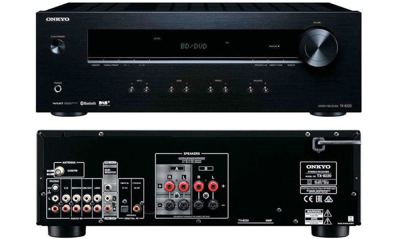 Wzmacniacz stereo Onkyo TX-8220B czarny