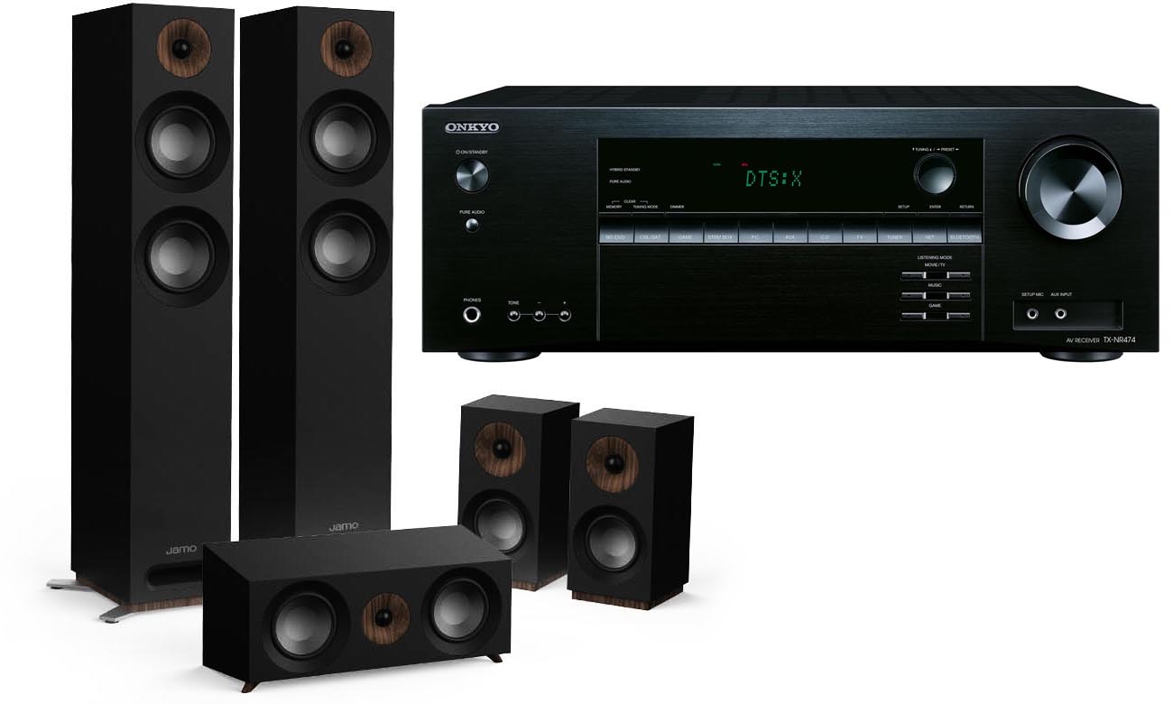 Zestaw kina domowego TX-NR474B Jamo S 809 HCS Black