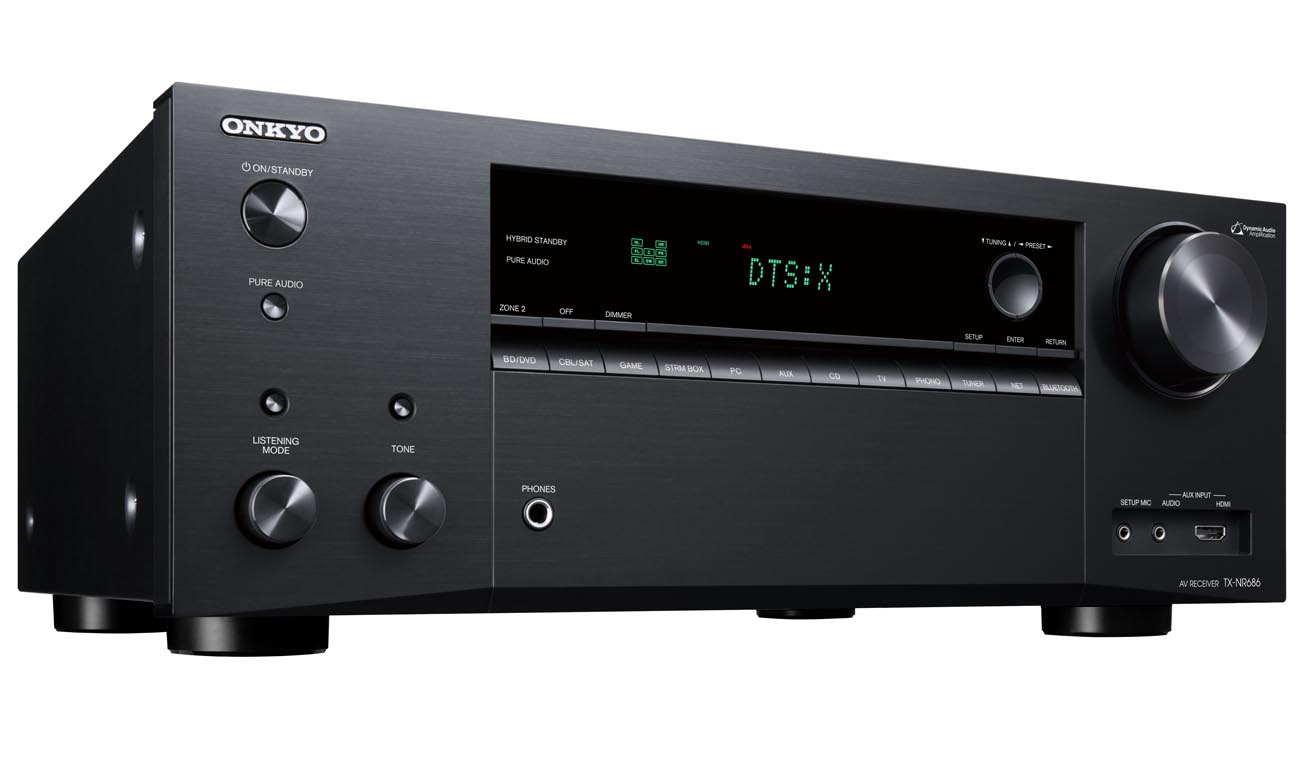 Dźwięk w jakości kinowej z amplitunerem Onkyo TX-NR686B