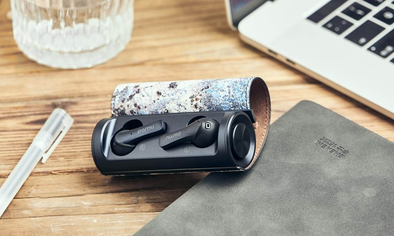 Słuchawki z etui z funkcją ładowania True Wireless Pamu T6D Unique