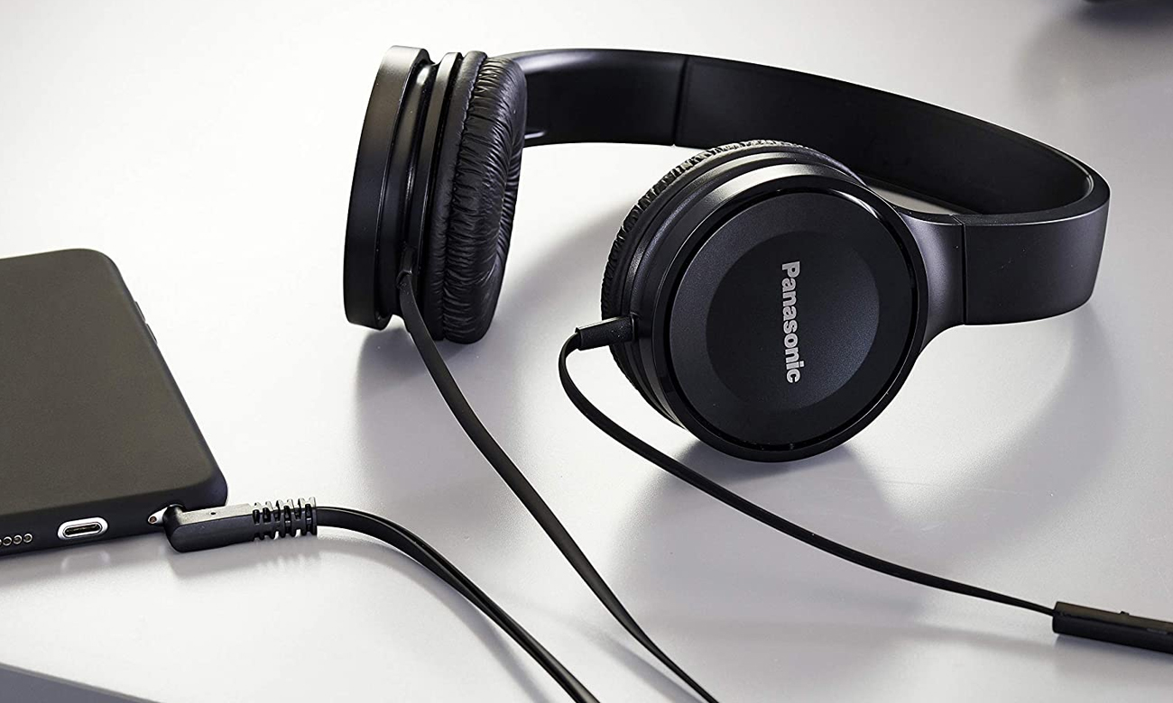 słuchawki przewodowe Panasonic RP-HF100ME Czarne