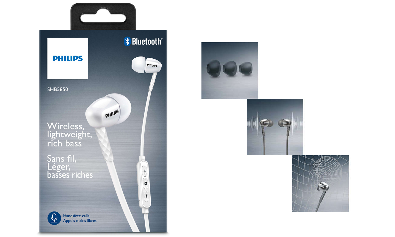 Akcesoria do słuchawek Philips SHB5850WT