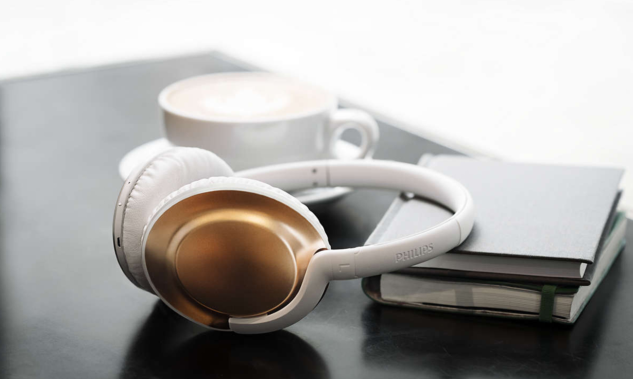 Wygląd słuchawek Philips SHB4805RG